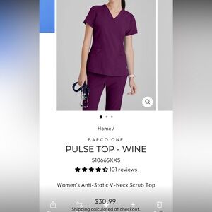 Grey’s anatomy by Barco Women's scrub set size L top and pants